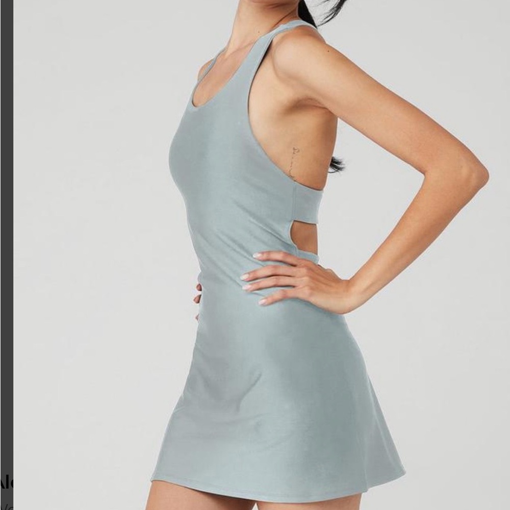 ALO Yoga Light Gray Dress - Picture 2 of 6